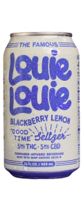 Louie Louie Blackberry Lemon Seltzer